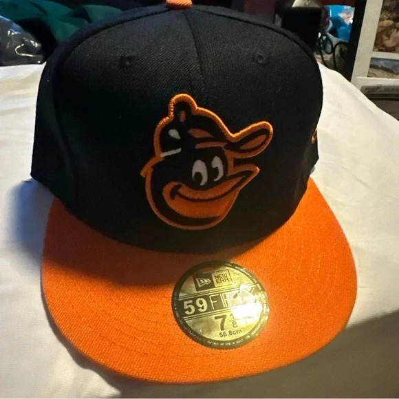 Baltimore Orioles NWT New Era 59FIFTY Fitted Hat Size 7 1/8 - Picture 1 of 7